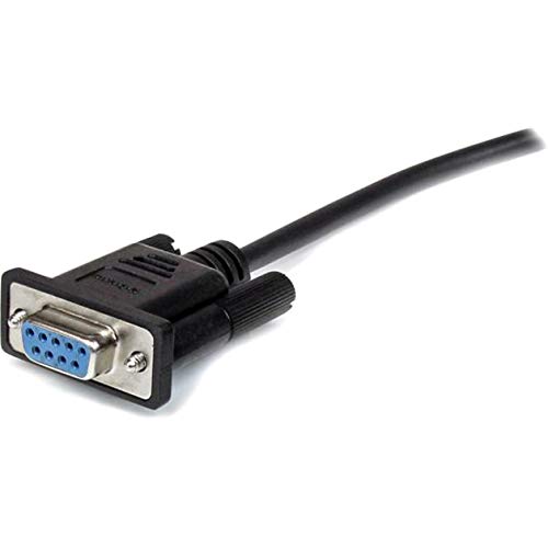 Startech.com 0.5M Black Straight Through Db9 Rs232 Serial Cable - Db9 Rs232 Serial Extension Cable - Male To Female Cable - 50Cm (Mxt10050Cmbk) #TOP4