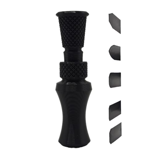 Mallard Duck Call, llamada de caza impresa en 3D, silbato realista portátil con 5 chips de sonido reemplazables, herramienta de entrenamiento al aire libre para adultos y niños