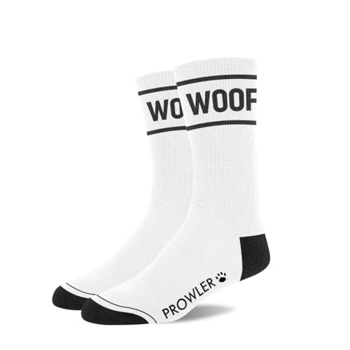 Prowler RED - WOOF Socks - One Size Fits Most - UK 6-11 (EU 40-46), One Count