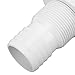 Thru Hull Fitting Marine Through Hull Fitting Connector Drain Scupper 2in White ABS Plastic Hose Coupler Drain Outlet Boat Accessory