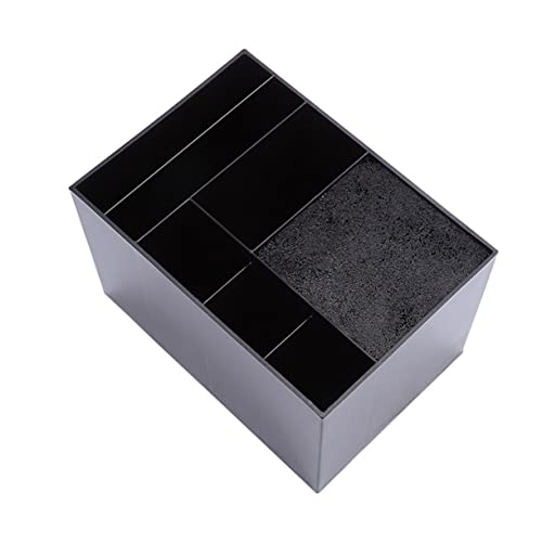 HAPINARY Hair Scissors Case 6 Slots Salon Hair Clip Organizer Hairdressing Tool Storage Box