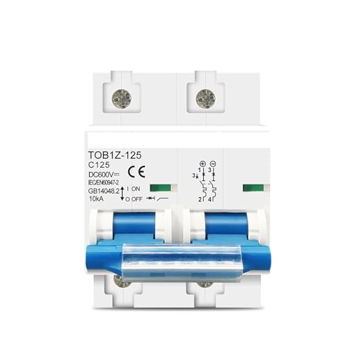 Moviziroten �T�[�L�b�g�u���[�J�[ 2p 80A 100A 125ADC MCB 600V ���z�����d�V�X�e�� C �J�[�u�p