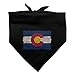 Rustic Distressed Colorado State Flag Dog Pet Bandana