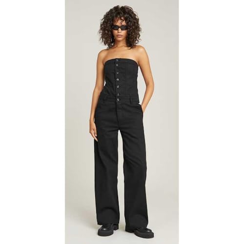 G-STAR Mono para Mujer casual vaquero de cuello solapa con pernera recta 7