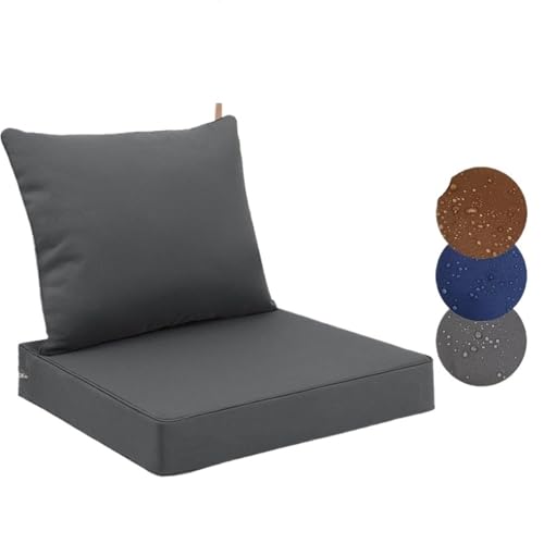 Coussin de chaise d'extérieur haute élasticité avec dossier ergonomique - 3