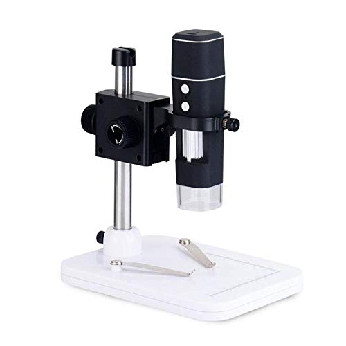 VIDOO Lente d'Ingrandimento per Microscopio Digitale 500Mp 8 Wireless Camera 2Mp WiFi con Supporto per Base