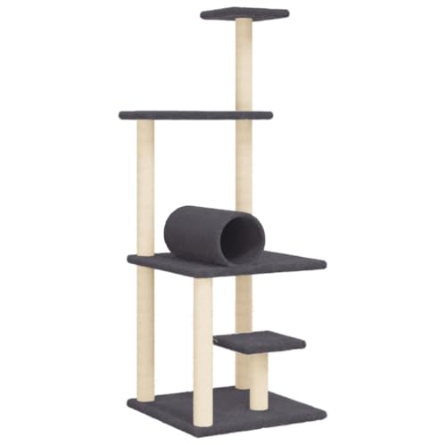 Arbre à chat avec griffoir sisal robuste et plateformes d'observation pour chats