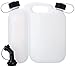 Oregon Kombi-Kanister für Kraftstoff und Kettenöl, 5L + 3L, Transparent