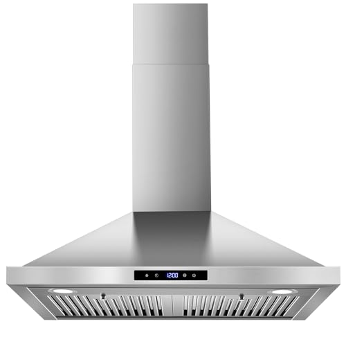 Tieasy Wall Mount Range Hood 30 inch Kitchen Hood...