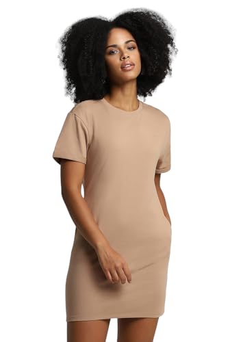 Image of Forever 21 Womens Solid T-Shirt Mini Dresses