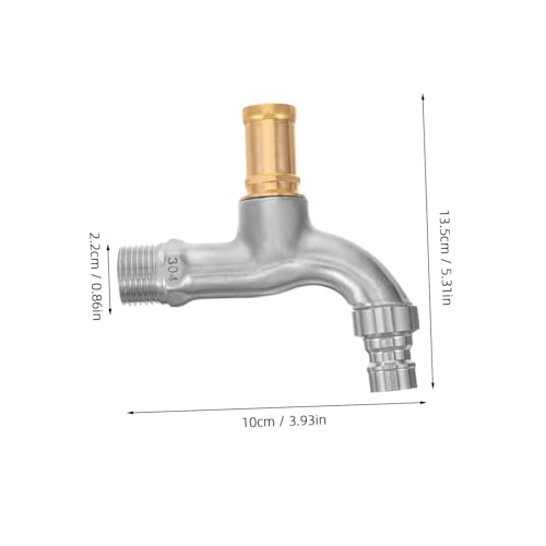 Llave acero inoxidable Veemoon con acabado mate elegante para lavabo 3