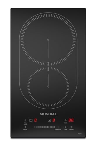 MONDIAL Cooktop por Indução 2 bocas, Preto, 3500W, 220V - CTI-02