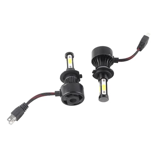 Walmeck Faro LED H7 300% Más Brillante, Diámetro Exterior Pequeño Fácil de Instalar, 2 Sustratos de Cobre Puro de área Grande, Ventilador Silencioso de Alta Velocidad para Modelos