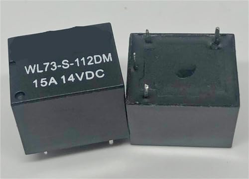 Relé de 4 pines WL73-S-112DM T73A 12V 15A miniatura para soldar en circuito impreso