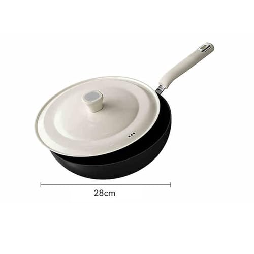 Wok de hierro sin recubrimiento, 28 cm, fondo plano miniatura 2