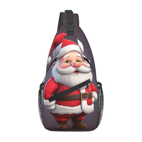 Bolso tipo Sling para hombre y mujer negro miniatura 1
