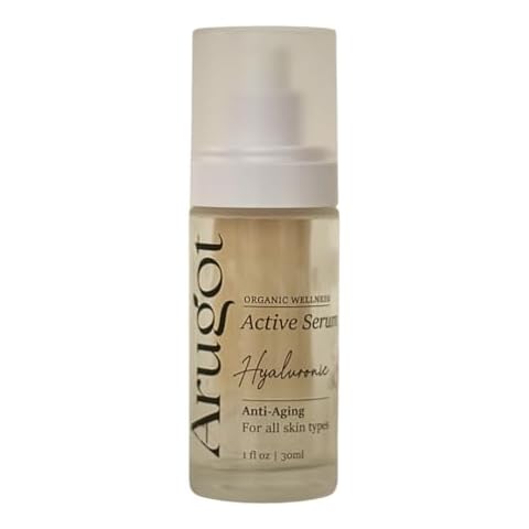 Arugot Organic Hyaluronic Acid Serum - Anti-Aging, Hydrating, and Moisturizing for All Skin Types - 30ml Cover