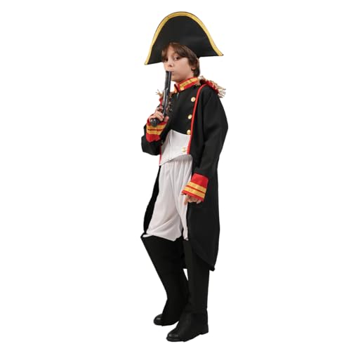 Disfraz Infantil Napoleón Azul Rojo Amarillo miniatura 6