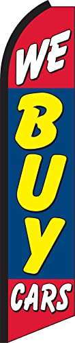 We Buy Cars Swooper Feather Flag Only