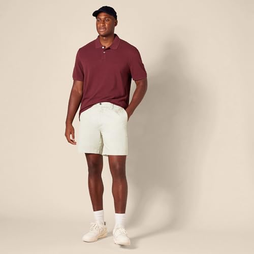 Amazon Essentials Men's Slim-Fit 7" Short Shorts, -stone, 31 - image 8