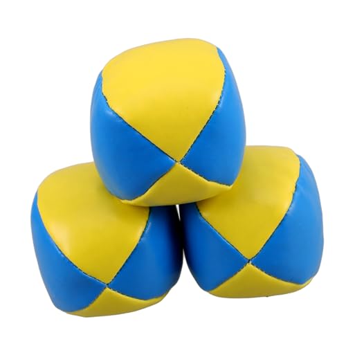 ibasenice 3pcs Kids Juggling Balls Beginner Tossing Game Balls for Stage Shows Improving Hand-Eye Coordination