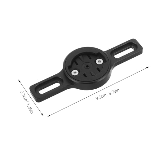 Soporte para luz trasera de bicicleta negro metálico de montaje estable para MTB 2