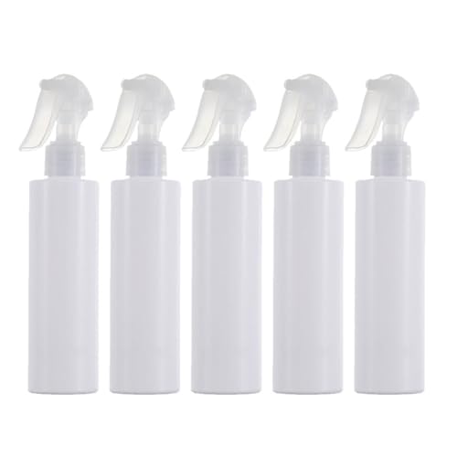 CLISPEED Frascos Pulverizadores de Viaje PET 100 Ml 5 Piezas Botellas Transparentes para Cosméticos y Perfumes Envases Portátiles Ligeros Cierre Hermético Ideales para Viajes y Uso
