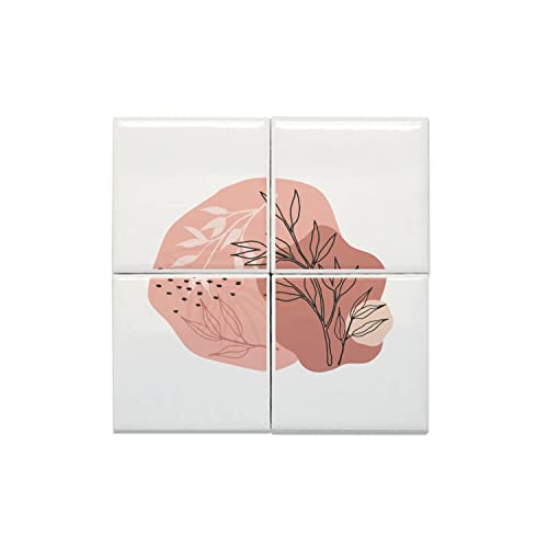 Carreaux Céramique Décoratif pour Cuisine et Salle de Bain Style Foret Exotique