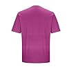 Gubsssl T Shirts for Men UK Adult Fashion Top Plain Shirts Classic T-Shirts Summer Short Sleeves Slim Fit Basic Tshirts Casual Tee Oversized Streetwear Soft Wear Workwear Clothing Purple 4XL #4