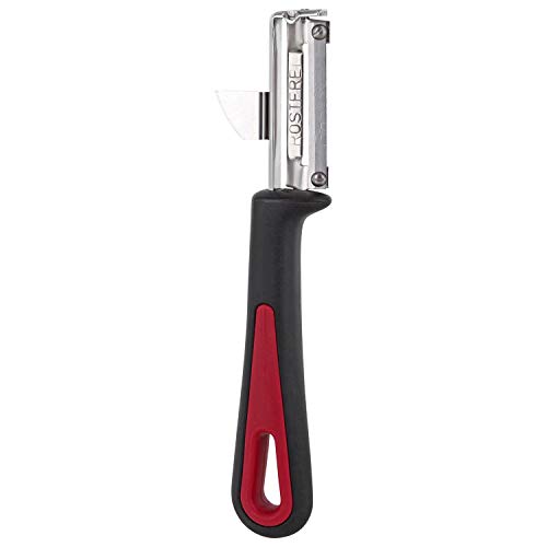 Westmark Swivel Peeler Gallant For Left Handers, 6.5 X 1.46 X 0.71 Inches, Black/Silver/Red #TOP2