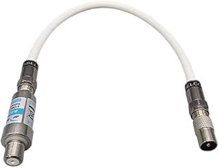 1STec Genuine Virgin Media use Asheridge Galvanic Isolator ASH-GISX101-VM01 for Digital TiVo V6 TV Set Top Box Hub 2 3 4 Fibre Broadband Modem Signal Conditioner Surge Protector + Short Link Cable