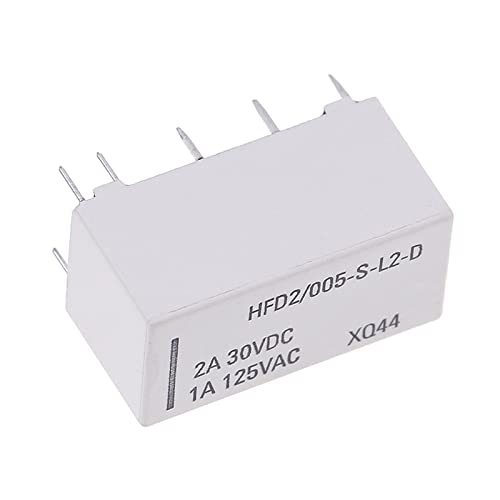 Relais 12V bistable DPDT à faible consommation HFD2 005 S L2 D