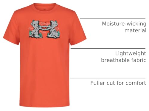 Image of Under Armour Boys' Short Sleeve Graphic T-Shirt, Soft & Comfortable, Outdoor Collection