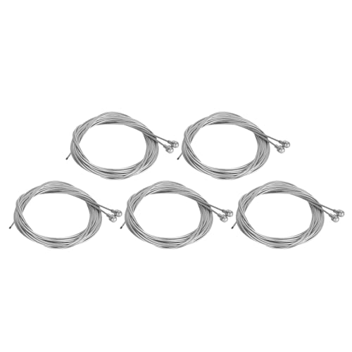 Adfaga バイクブレーキケーブル10PCSステンレス鋼亜鉛コーティングされたロードバイク用マウンテンバイク用アンチブレーキインナーワイヤ1.8m長さ1.5mm高性能サイクリング交換部品