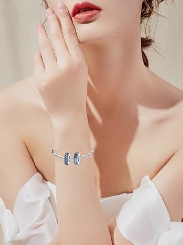 Image of ARTCHARM Clasp Love Safety Chain Charm - Authentic 925 Sterling Silver Heart Beads - Fit European Style Bracelet