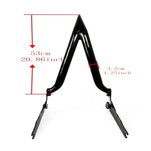 Dossier passager Dyna FXDB sissy bar moto Street Bob 2007-2017 - 2