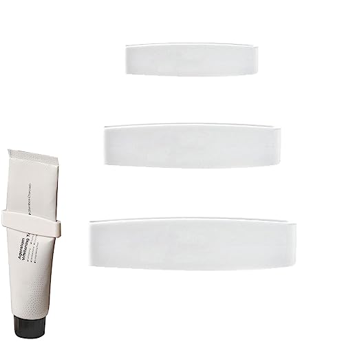 Fulenyi 3 presse-dentifrice à pince à dentifrice, presse-tube léger, clips pour stocker du dentifrice, nettoyant pour le visage, crèmes, couleur