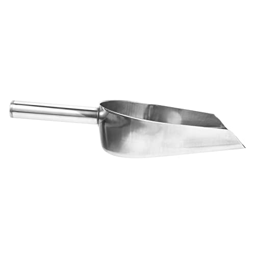 TOPPERFUN Pala Multiusos Inoxidable para Hielo y Alimentos Cucharón con Diseño Ergonómico para Cocinas Fiestas y Buffets