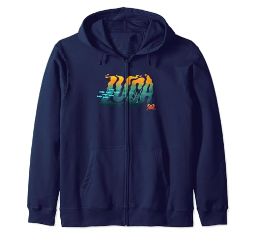 Luca Ocean Icon Zip Hoodie : Sweat Idéal pour les Journées d'École et de Jeu