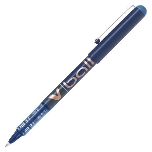 PILOT Pack 16 stylos roller V-BALL 0.7 mm capuchon + 4 offerts - bleu
