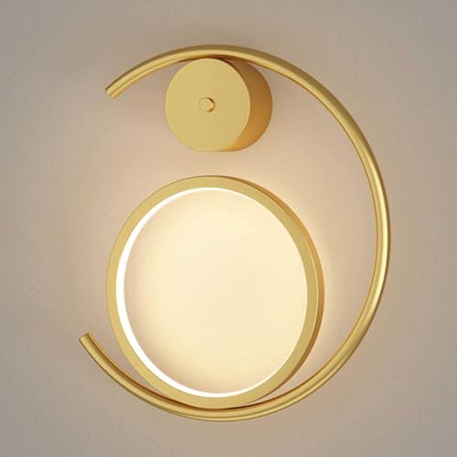 Appliques murales LED intérieures avec douilles rondes et câblage incurvé pour entrée