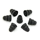 Embouts auriculaires : matériau de qualité, doux, élastique et lisse, facile et confortable à porter, ne tombe pas facilement, coussinets pour écouteurs