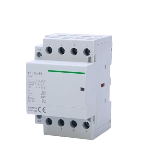 Contacteur modulaire 4P 63A HCH8s-63 pour rail Din 230V