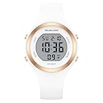 GOLDEN HOUR Waterproof Sport Women's Digital Chronograph Silicone Strap Watch - Image 2