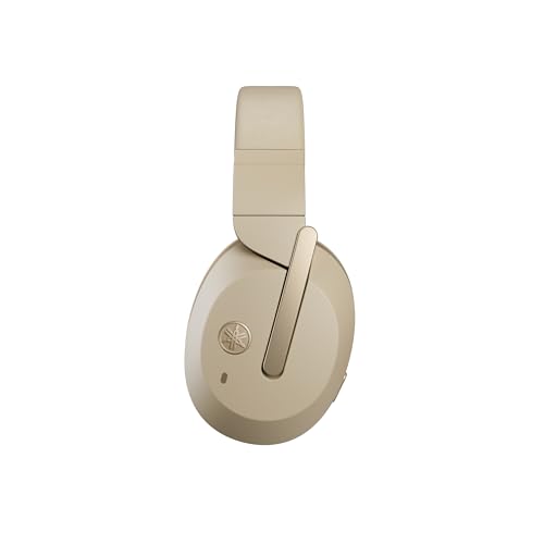 Yamaha YH-E700B Casque sans fil Bluetooth, 32 heures d'autonomie, réduction active du bruit, Beige