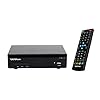 Sky Vision VT-92 DVB-T/T2 Reciever, ontvangst van alle vrije SD en HD DVB-T2-zender, digitaal, Full HD 1080p, HDMI, SCART, mediaspeler, USB 2.0, zwart