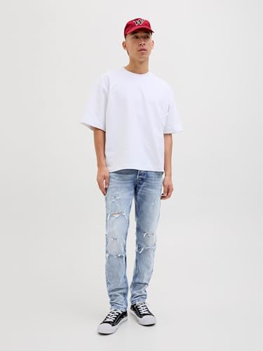 Jean slim JACK & JONES taille basse pour un look urbain et dynamique