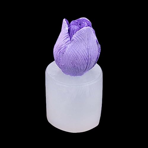 Tulip Rose Plant Flower Tool Sugar Chocolate Mold (15-932)