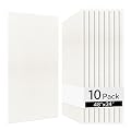 Olanglab Acoustic Wall Panels, 10 Pack, 48" x 24", Plain White