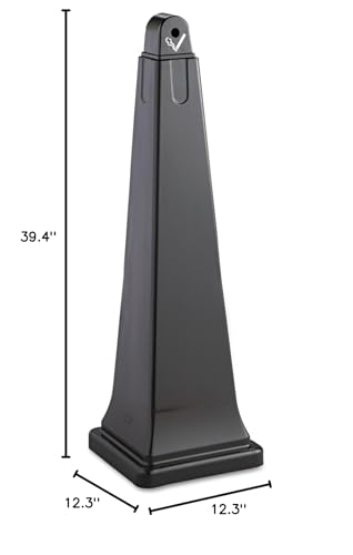 Rubbermaid Commercial Products FG257088BLA Groundskeeper Smoking Management Station thumb #4